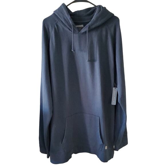 American Eagle Men's XXL Blue Hoodie Sweatshirt Kangaroo Pocket New - Picture 1 of 4